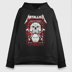 Женское худи Oversize хлопок с принтом Metallica art 01 в городе Новоалтайск, френч-терри — 70% хлопок, 30% полиэстер. Мягкий теплый начес внутри —100% хлопок | боковые карманы, эластичные манжеты и нижняя кромка, капюшон на магнитной кнопке | and justice for all | metallica | metallica anger | metallica art | metallica st anger | metallica арт | metallica рисунок | metallica тур | st anger | металика | металика anger | металлика | металлика арт | металлика рисунок | рок