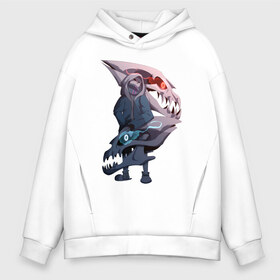Мужское худи Oversize хлопок с принтом Undertale в городе Новоалтайск, френч-терри — 70% хлопок, 30% полиэстер. Мягкий теплый начес внутри —100% хлопок | боковые карманы, эластичные манжеты и нижняя кромка, капюшон на магнитной кнопке | game | games | undertale | андертеил | андертэйл | игра | игры | приключения | скелет