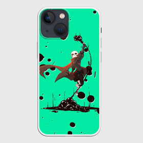 Чехол для iPhone 13 mini с принтом Undertale в городе Новоалтайск,  |  | game | games | undertale | андертеил | андертэйл | игра | игры | приключения | скелет
