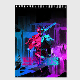 Скетчбук с принтом Hades Game в городе Новоалтайск, 100% бумага
 | 48 листов, плотность листов — 100 г/м2, плотность картонной обложки — 250 г/м2. Листы скреплены сверху удобной пружинной спиралью | hades | hades game | hades game logo | hades игра | hades обложка | hades персонажи | neon hades