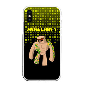 Чехол для iPhone XS Max матовый с принтом Minecraft в городе Новоалтайск, Силикон | Область печати: задняя сторона чехла, без боковых панелей | minecraft | алекс | белый | блоки | ведьма | взрывчатка | визера | волк | гаст | добывать | дракон | зеленый куб | зомби | игра | крафт | крипер | кубики | лошадка | майн | майнкрафт | манкрафт | овечка | оцелот