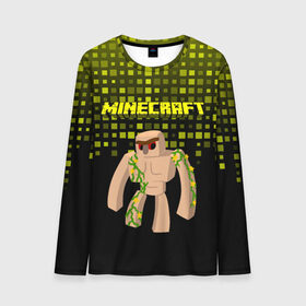Мужской лонгслив 3D с принтом Minecraft в городе Новоалтайск, 100% полиэстер | длинные рукава, круглый вырез горловины, полуприлегающий силуэт | minecraft | алекс | белый | блоки | ведьма | взрывчатка | визера | волк | гаст | добывать | дракон | зеленый куб | зомби | игра | крафт | крипер | кубики | лошадка | майн | майнкрафт | манкрафт | овечка | оцелот