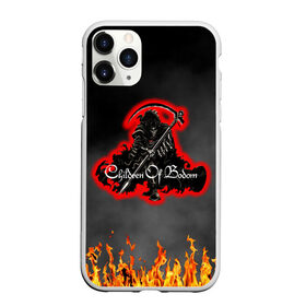 Чехол для iPhone 11 Pro Max матовый с принтом Children of Bodom в городе Новоалтайск, Силикон |  | children of bodom | fire | scythe death | smoke | группа children of bodom | дым | музыка children of bodom | надпись children of bodom | огненный принт | огонь | принт children of bodom