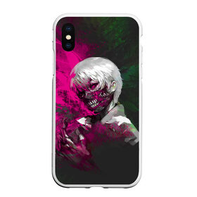 Чехол для iPhone XS Max матовый с принтом TOKYO GHOUL в городе Новоалтайск, Силикон | Область печати: задняя сторона чехла, без боковых панелей | Тематика изображения на принте: anime | blood | ghoul | juzo | kaneki | suzuya | tokyo | tokyoghoul | абстракция | аниме | брызги | гули | гуль | иероглифы | канеки | канеки кен | кровь | нишики нишио | ризе камиширо | сейдо | тока киришима | токийский гуль