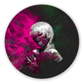 Коврик для мышки круглый с принтом TOKYO GHOUL в городе Новоалтайск, резина и полиэстер | круглая форма, изображение наносится на всю лицевую часть | anime | blood | ghoul | juzo | kaneki | suzuya | tokyo | tokyoghoul | абстракция | аниме | брызги | гули | гуль | иероглифы | канеки | канеки кен | кровь | нишики нишио | ризе камиширо | сейдо | тока киришима | токийский гуль