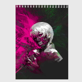 Скетчбук с принтом TOKYO GHOUL в городе Новоалтайск, 100% бумага
 | 48 листов, плотность листов — 100 г/м2, плотность картонной обложки — 250 г/м2. Листы скреплены сверху удобной пружинной спиралью | anime | blood | ghoul | juzo | kaneki | suzuya | tokyo | tokyoghoul | абстракция | аниме | брызги | гули | гуль | иероглифы | канеки | канеки кен | кровь | нишики нишио | ризе камиширо | сейдо | тока киришима | токийский гуль