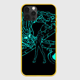 Чехол для iPhone 12 Pro Max с принтом Neon Dragon в городе Новоалтайск, Силикон |  | Тематика изображения на принте: dragon | neon | девушка | дракон | маска | неоновый | полосы | текстуры | узоры | фигуры | черный