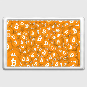 Магнит 45*70 с принтом Я БИТКОИН / I AM BITCOIN в городе Новоалтайск, Пластик | Размер: 78*52 мм; Размер печати: 70*45 | Тематика изображения на принте: bitcoin | btc | биткоин | валюта | деньги | криптовалюта