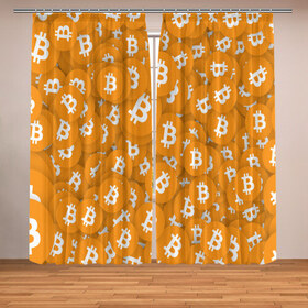 Фотошторы с принтом Я БИТКОИН I AM BITCOIN в городе Новоалтайск, Блэкаут (светозащита 90%) / Габардин (светозащита 40% | 2 полотна шириной по 145 см; Высота 200-300 см; Крепление: шторная лента (на крючки); | bitcoin | btc | биткоин | валюта | деньги | криптовалюта