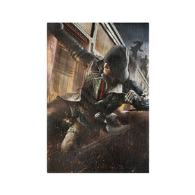 Обложка для паспорта матовая кожа с принтом Assassin’s Creed Syndicate (S) в городе Новоалтайск, натуральная матовая кожа | размер 19,3 х 13,7 см; прозрачные пластиковые крепления | Тематика изображения на принте: black flag | brotherhood | chronicles | creed | game | origins | revelations | rogue | syndicate | unity | valhalla | альтаир | ассасин | игры | кинжал | пираты