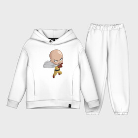 Детский костюм хлопок Oversize с принтом Сайтама чиби в городе Новоалтайск,  |  | anime | one punch man | аниме | анимэ | бэнг | ван панч мэн | ванпанчмен | генос | сайтама | соник | супер герой | торнадо | уан панч мен
