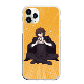 Чехол для iPhone 11 Pro Max матовый с принтом Дазай в городе Новоалтайск, Силикон |  | bungou stray dogs | dazai | osamu | бродячие псы | великий | дазай | дазай осаму | осаму