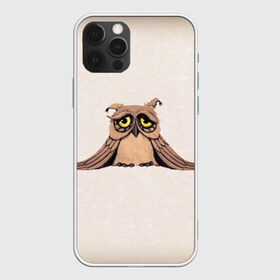 Чехол для iPhone 12 Pro Max с принтом Sad owl в городе Новоалтайск, Силикон |  | Тематика изображения на принте: owl | сова