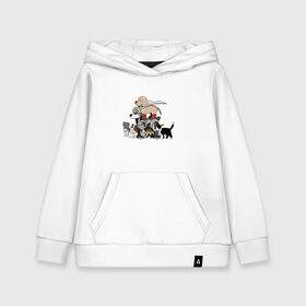Детская толстовка хлопок с принтом One Punch Man в городе Новоалтайск, 100% хлопок | Круглый горловой вырез, эластичные манжеты, пояс, капюшен | anime | one punch man | аниме | анимэ | бэнг | ван панч мэн | ванпанчмен | генос | кинг | сайтама | соник | супер герой | торнадо | уан панч мен