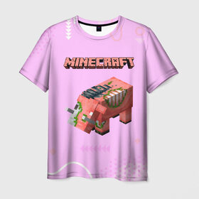 Мужская футболка 3D с принтом Minecraft в городе Новоалтайск, 100% полиэфир | прямой крой, круглый вырез горловины, длина до линии бедер | minecraft | алекс | белый | блоки | ведьма | взрывчатка | визера | волк | гаст | добывать | дракон | зеленый куб | зомби | игра | крафт | крипер | кубики | лошадка | майн | майнкрафт | манкрафт | овечка | оцелот
