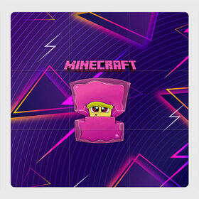 Магнитный плакат 3Х3 с принтом Minecraft в городе Новоалтайск, Полимерный материал с магнитным слоем | 9 деталей размером 9*9 см | minecraft | алекс | белый | блоки | ведьма | взрывчатка | визера | волк | гаст | добывать | дракон | зеленый куб | зомби | игра | крафт | крипер | кубики | лошадка | майн | майнкрафт | манкрафт | овечка | оцелот