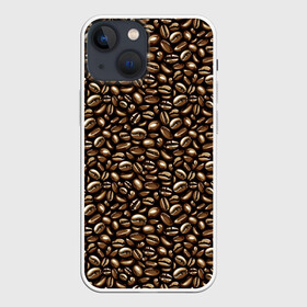 Чехол для iPhone 13 mini с принтом Кофе в Зёрнах в городе Новоалтайск,  |  | americano | coffee | espresso | latte | nescafe | американо | бариста | бармен | капучино | кофе | кофевар | кофейные зерна | кофейня | кружка кофе | латте | макиато | моккачино | мокко | нескафе | чай | чашка кофе | шоколад