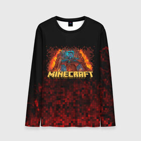 Мужской лонгслив 3D с принтом Minecraft в городе Новоалтайск, 100% полиэстер | длинные рукава, круглый вырез горловины, полуприлегающий силуэт | minecraft | алекс | белый | блоки | ведьма | взрывчатка | визера | волк | гаст | добывать | дракон | зеленый куб | зомби | игра | крафт | крипер | кубики | лошадка | майн | майнкрафт | манкрафт | овечка | оцелот