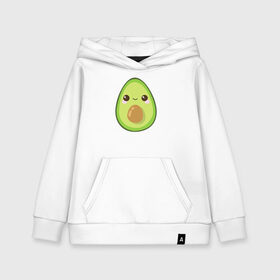 Детская толстовка хлопок с принтом Avocado в городе Новоалтайск, 100% хлопок | Круглый горловой вырез, эластичные манжеты, пояс, капюшен | 1 годик | love | дети | детские | любовь | малыш | малыши | ребенок