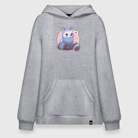 Худи SuperOversize хлопок с принтом Cute в городе Новоалтайск, 70% хлопок, 30% полиэстер, мягкий начес внутри | карман-кенгуру, эластичная резинка на манжетах и по нижней кромке, двухслойный капюшон
 | 1 годик | love | дети | детские | любовь | малыш | малыши | ребенок