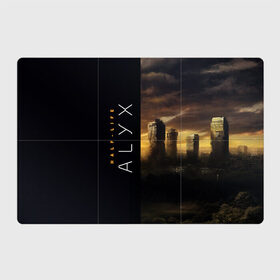 Магнитный плакат 3Х2 с принтом Half-Life Alyx в городе Новоалтайск, Полимерный материал с магнитным слоем | 6 деталей размером 9*9 см | half life | half life alyx | аликс | апокалипсис | город | игра | игроман | компьютерная | подарок | пост апокалипсис | халф лайф | шутер