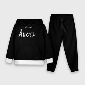Детский костюм 3D (с толстовкой) с принтом ANGEL в городе Новоалтайск,  |  | angel | angelos | archangel | graffiti | inscription | messenger | saint | ангел | ангелок | ангелос | ангелочек | архангел | вестник | графити | надпись | посланник | святой
