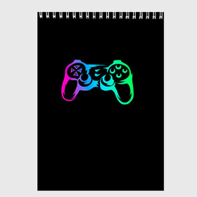Скетчбук с принтом joystick в городе Новоалтайск, 100% бумага
 | 48 листов, плотность листов — 100 г/м2, плотность картонной обложки — 250 г/м2. Листы скреплены сверху удобной пружинной спиралью | dual shock | ps | sony playstation | x box | граффити | джойстик | джостик | дуалшок | игра | иск бокс | парню | плейстейшен | плойка | приставка | пс