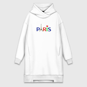 Платье-худи хлопок с принтом Paris (Надпись) Эйфелева Башня в городе Новоалтайск,  |  | city | love | paris | буквы | города | любовь | марсель | мода | надпись | париж | сердца | франция | эйфелева башня