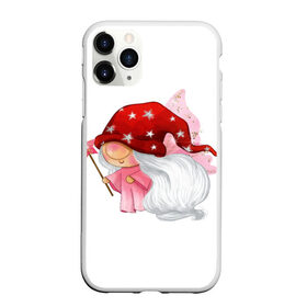 Чехол для iPhone 11 Pro матовый с принтом Гномик-чародей в городе Новоалтайск, Силикон |  | Тематика изображения на принте: влюбленные | гном | день валентина | парные | парочки | праздник | шарик
