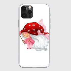 Чехол для iPhone 12 Pro Max с принтом Гномик-чародей в городе Новоалтайск, Силикон |  | Тематика изображения на принте: влюбленные | гном | день валентина | парные | парочки | праздник | шарик
