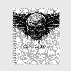 Тетрадь с принтом Children of Bodom (Z) в городе Новоалтайск, 100% бумага | 48 листов, плотность листов — 60 г/м2, плотность картонной обложки — 250 г/м2. Листы скреплены сбоку удобной пружинной спиралью. Уголки страниц и обложки скругленные. Цвет линий — светло-серый
 | Тематика изображения на принте: century media | children bodom | children of bodom | fearless records | nuclear blast | spinefarm records | алекси лайхо | дети озера | дети озера бодом | дэниел фрэйберг | жнец | мрак | хенкка сеппяля | эспоо | янн