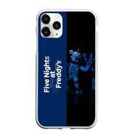 Чехол для iPhone 11 Pro матовый с принтом Five Nights At Freddy в городе Новоалтайск, Силикон |  | 5 ночей с фредди | five nights at freddys | fnaf | игра | игрок | книга | логотип | пиццерия | подарок | половина | синий | страшилка | фнаф | фредди