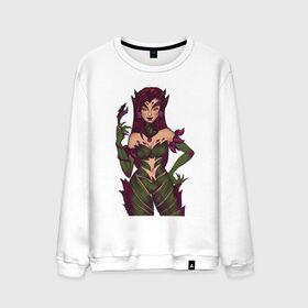 Мужской свитшот хлопок с принтом Zyra в городе Новоалтайск, 100% хлопок |  | league of legends | девушка | зеленый | игра | растение