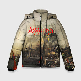 Зимняя куртка для мальчиков 3D с принтом Assassin’s Creed в городе Новоалтайск, ткань верха — 100% полиэстер; подклад — 100% полиэстер, утеплитель — 100% полиэстер | длина ниже бедра, удлиненная спинка, воротник стойка и отстегивающийся капюшон. Есть боковые карманы с листочкой на кнопках, утяжки по низу изделия и внутренний карман на молнии. 

Предусмотрены светоотражающий принт на спинке, радужный светоотражающий элемент на пуллере молнии и на резинке для утяжки | black flag | brotherhood | chronicles | creed | game | origins | revelations | rogue | syndicate | unity | valhalla | альтаир | ассасин | игры | кинжал | пираты