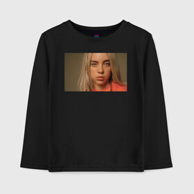 Детский лонгслив хлопок с принтом Billie Eilish в городе Новоалтайск, 100% хлопок | круглый вырез горловины, полуприлегающий силуэт, длина до линии бедер | art | billie eilish | billieeilishedits | billieeilishfanpage | billieeilishtour | face | foto | music | арт | белые волосы | билли | билли айлиш | биляш | бирюзовые волосы | девушка | красота | музыка | серые волосы | синие | фото