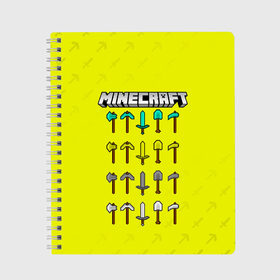 Тетрадь с принтом Minecraft в городе Новоалтайск, 100% бумага | 48 листов, плотность листов — 60 г/м2, плотность картонной обложки — 250 г/м2. Листы скреплены сбоку удобной пружинной спиралью. Уголки страниц и обложки скругленные. Цвет линий — светло-серый
 | minecraft | алекс | белый | блоки | ведьма | взрывчатка | визера | волк | гаст | добывать | дракон | зеленый куб | зомби | игра | крафт | крипер | кубики | лошадка | майн | майнкрафт | манкрафт | овечка | оцелот