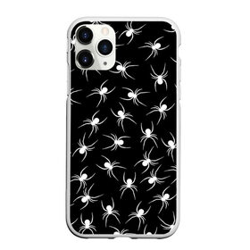 Чехол для iPhone 11 Pro Max матовый с принтом Пауки в городе Новоалтайск, Силикон |  | Тематика изображения на принте: животное | минимализм | насекомое | паук | фауна