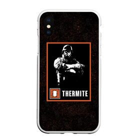 Чехол для iPhone XS Max матовый с принтом Thermite в городе Новоалтайск, Силикон | Область печати: задняя сторона чехла, без боковых панелей | r6s | rainbow six siege | thermite | оперативник | персонаж | термит