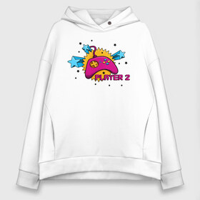 Женское худи Oversize хлопок с принтом Player 2 в городе Новоалтайск, френч-терри — 70% хлопок, 30% полиэстер. Мягкий теплый начес внутри —100% хлопок | боковые карманы, эластичные манжеты и нижняя кромка, капюшон на магнитной кнопке | family | family look | game | gamer | player | детские | для всей семьи | семейные | семья | фэмили лук