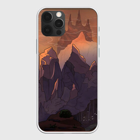 Чехол для iPhone 12 Pro Max с принтом Долина острых утесов в городе Новоалтайск, Силикон |  | замок | камни | пейзаж | скалы
