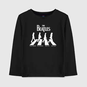 Детский лонгслив хлопок с принтом The Beatles в городе Новоалтайск, 100% хлопок | круглый вырез горловины, полуприлегающий силуэт, длина до линии бедер | 1960 | 1970 | 60 | 70 | abbey | be | beatles | it | john | lennon | let | revolver | road | rock | submarine | the | yellow | yesterday | битлз | битлс | джон | джордж | леннон | маккартни | пол | ринго | рок | старр | харрисон