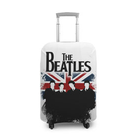 Чехол для чемодана 3D с принтом THE BEATLES в городе Новоалтайск, 86% полиэфир, 14% спандекс | двустороннее нанесение принта, прорези для ручек и колес | the beatles | битлз | битлс | битлы | джон леннон | джордж харрисон | пол маккартни | ринго старр