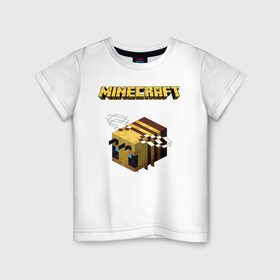 Детская футболка хлопок с принтом Minecraft в городе Новоалтайск, 100% хлопок | круглый вырез горловины, полуприлегающий силуэт, длина до линии бедер | Тематика изображения на принте: minecraft | алекс | белый | блоки | ведьма | взрывчатка | визера | волк | гаст | добывать | дракон | зеленый куб | зомби | игра | крафт | крипер | кубики | лошадка | майн | майнкрафт | манкрафт | овечка | оцелот