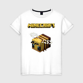 Женская футболка хлопок с принтом Minecraft в городе Новоалтайск, 100% хлопок | прямой крой, круглый вырез горловины, длина до линии бедер, слегка спущенное плечо | minecraft | алекс | белый | блоки | ведьма | взрывчатка | визера | волк | гаст | добывать | дракон | зеленый куб | зомби | игра | крафт | крипер | кубики | лошадка | майн | майнкрафт | манкрафт | овечка | оцелот