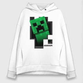 Женское худи Oversize хлопок с принтом Minecraft в городе Новоалтайск, френч-терри — 70% хлопок, 30% полиэстер. Мягкий теплый начес внутри —100% хлопок | боковые карманы, эластичные манжеты и нижняя кромка, капюшон на магнитной кнопке | minecraft | алекс | белый | блоки | ведьма | взрывчатка | визера | волк | гаст | добывать | дракон | зеленый куб | зомби | игра | крафт | крипер | кубики | лошадка | майн | майнкрафт | манкрафт | овечка | оцелот