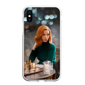 Чехол для iPhone XS Max матовый с принтом Queens Gambit Ход Королевы в городе Новоалтайск, Силикон | Область печати: задняя сторона чехла, без боковых панелей | Тематика изображения на принте: the queens gambit | бэт хармон | королева | милая девушка | рыжая | рыжая девушка | сериал | сериал про шахматы | ход королевы | шахматы | элизабет хармон
