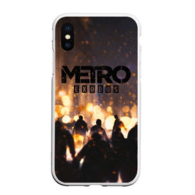 Чехол для iPhone XS Max матовый с принтом Metro Exodus в городе Новоалтайск, Силикон | Область печати: задняя сторона чехла, без боковых панелей | 2033 | exodus | metro | metro 2033 | metro exodus | stalker | апокалипсис | диггер | дигеры | метро | разрушка | эпидемия