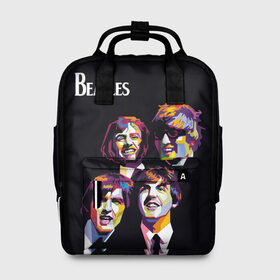 Женский рюкзак 3D с принтом The Beatles в городе Новоалтайск, 100% полиэстер | лямки с регулируемой длиной, сверху ручки, чтобы рюкзак нести как сумку. Основное отделение закрывается на молнию, как и внешний карман. Внутри два дополнительных кармана, один из которых закрывается на молнию. По бокам два дополнительных кармашка, куда поместится маленькая бутылочка
 | the beatles | великобритания | джон леннон | классика | легенды | музыка | пол маккартни | рок | рок группа