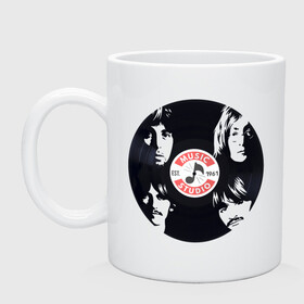 Кружка керамическая с принтом The Beatles в городе Новоалтайск, керамика | объем — 330 мл, диаметр — 80 мм. Принт наносится на бока кружки, можно сделать два разных изображения | beatles | the beatles | битлз | великие | музыка