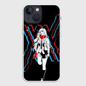 Чехол для iPhone 13 mini с принтом Любимый во Франксе: XX в городе Новоалтайск,  |  | 002 | 02 | darling in the franxx | zero two | zero two and hiro | аска | ева | любимый во франксе | милый во франксе | ноль два | рей | синдзи | франкс | хиро